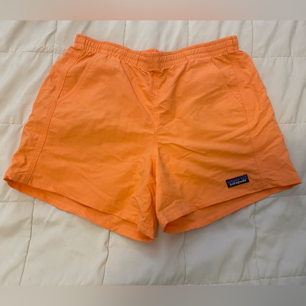 Orange Patagonia Baggies NWOT